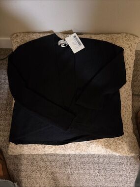 Kinross women’s cashmere open sweater